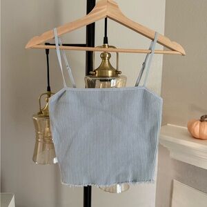 Aritzia Babaton Sculptknit Crop Tank